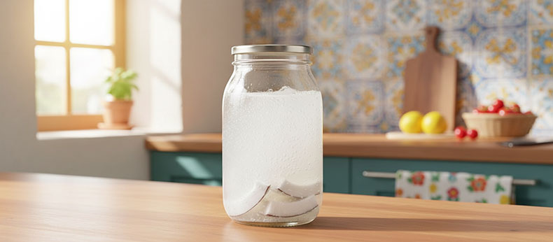 Kefir-de-agua-de-coco-en-una-botella-transparente-con-estilo-tropical