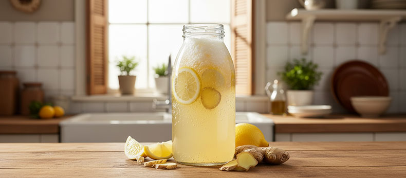lemon-kombucha