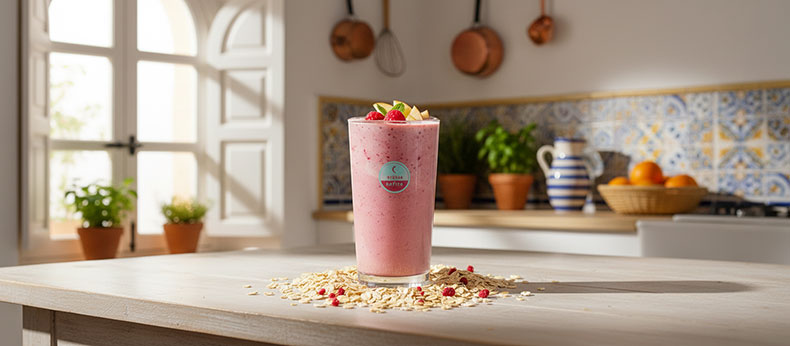 smoothie-de-frambuesa-y-manzana-con-kefir-de-leche