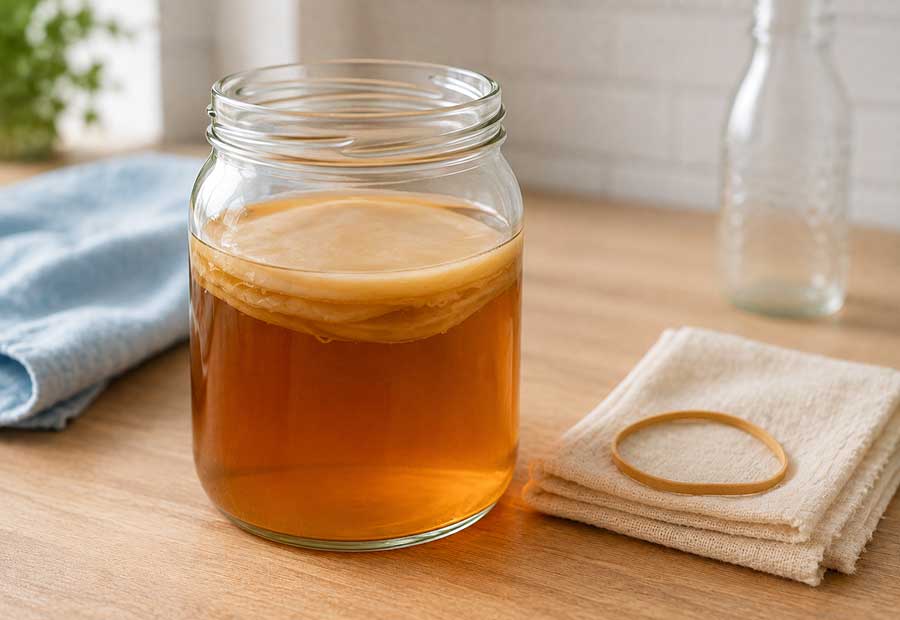 SCOBY de kombucha vivo NutriBrew