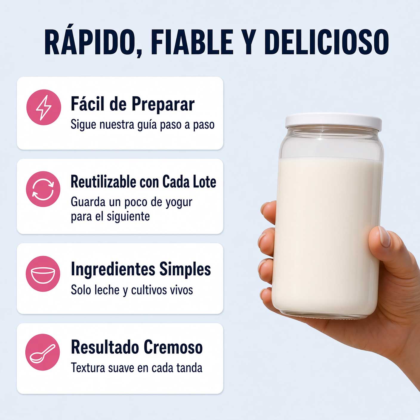 Cómo preparar yogur casero, rápido, fiable y con ingredientes simples
