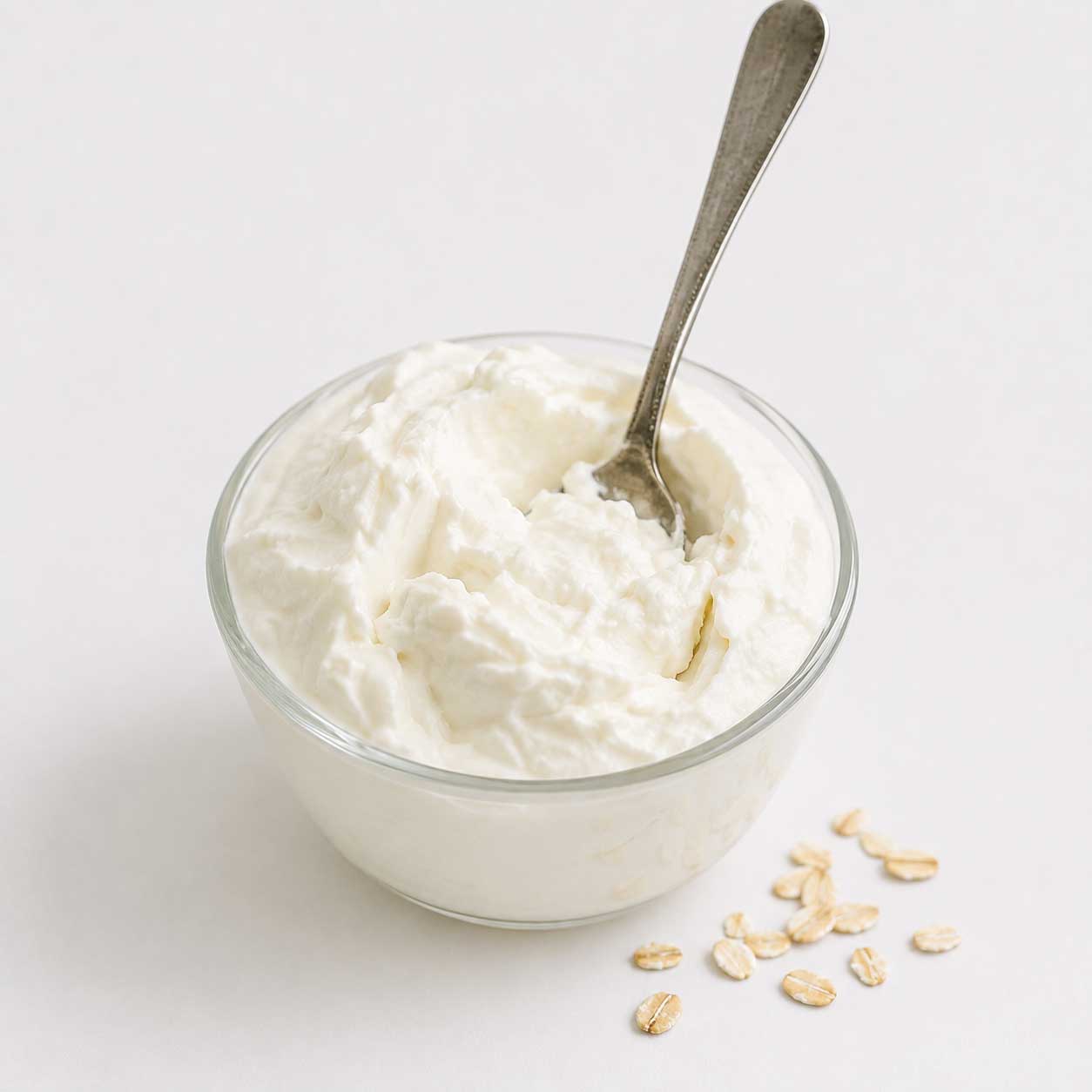 Skyr casero de textura extremadamente espesa