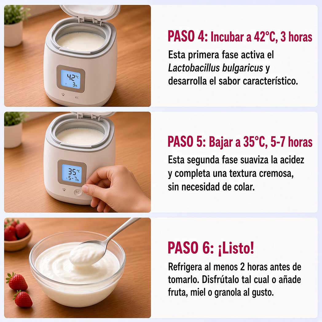 Cómo hacer yogur búlgaro casero, pasos 4 a 6