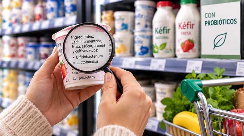Cómo saber si un producto de Mercadona contiene probióticos leyendo la etiqueta